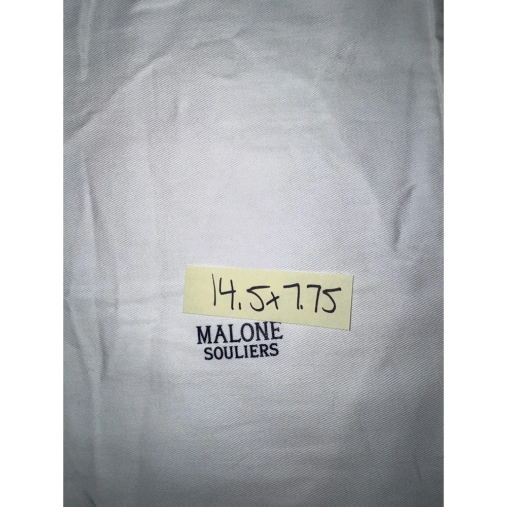 Women's Malone Souliers White Black One Size Shoe Dust Bag